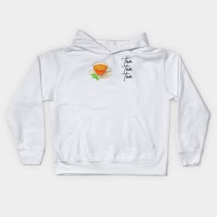 Tea Tea Tea Kids Hoodie